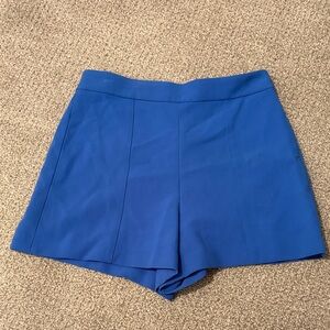 Alice + Olivia High Waist Blue Shorts